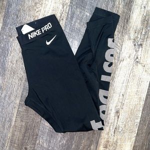 Nike pro leggings size L